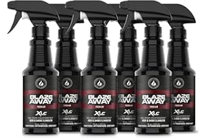 Blaze Away Commercial Air Freshener/Odor Eliminator & Smoke Neutralizer Spray - Professional Odor Removal - Cleans Strong Odors on a Molecular Level - Long Lasting Fresh Air Scent - Pack of 6