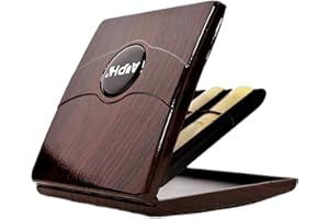AUPHY Reeds Case for Clarinet Reeds Saxophone Reeds,Holds 8 Pieces for Multi-Instrument Reed,Rosawood Grain PC Material