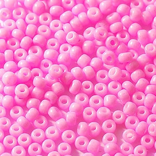 Amazon 丸大ビーズ オパークピンク 透けていないお菓子のようなピンク色 ビーズ ストーン 通販