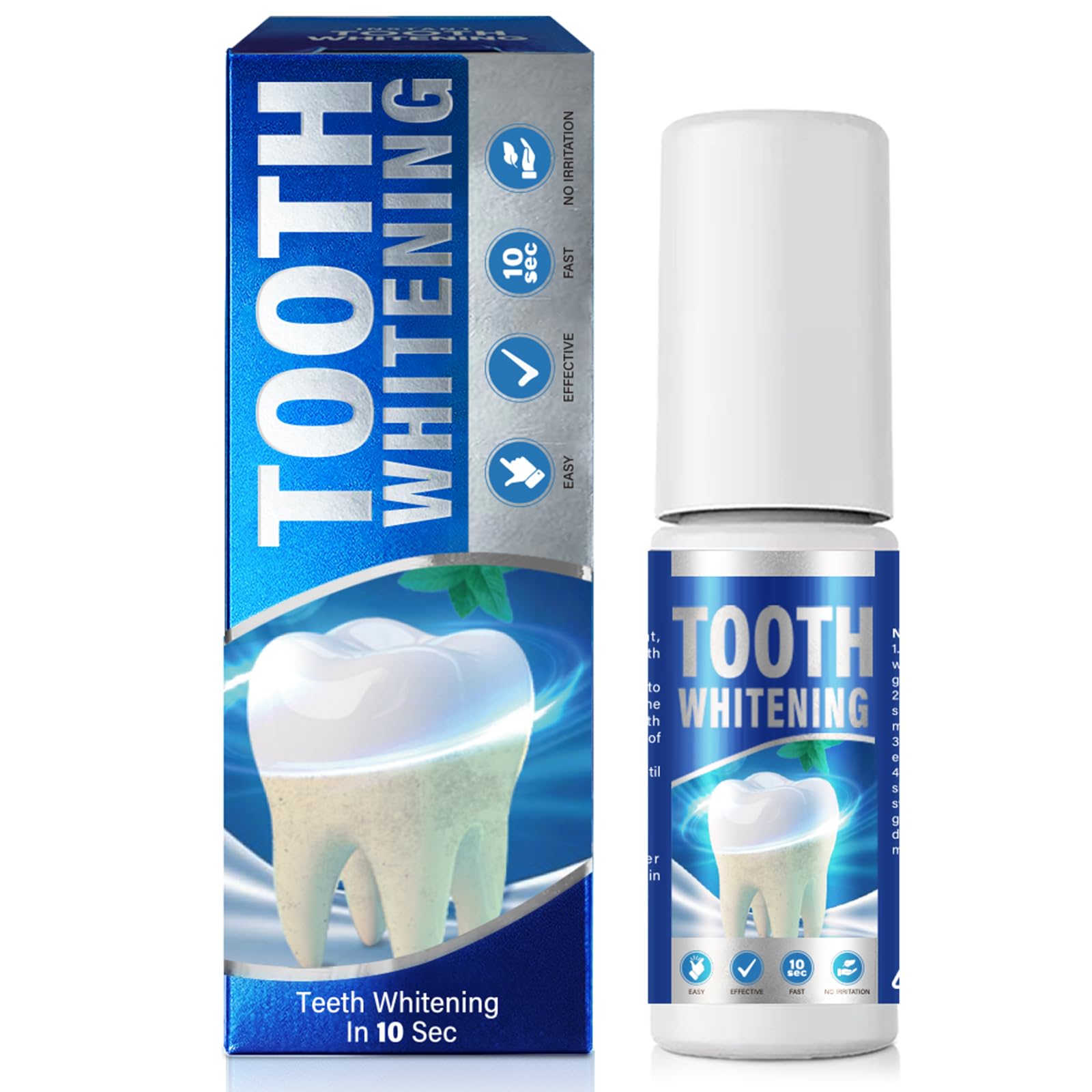 Photo 1 of Tooth Paint, Instant Teeth Whitening Paint, Simple & Quick White Paint for Teeth, Safe, Gentle & Long-Lasting, Regain your confident smile
