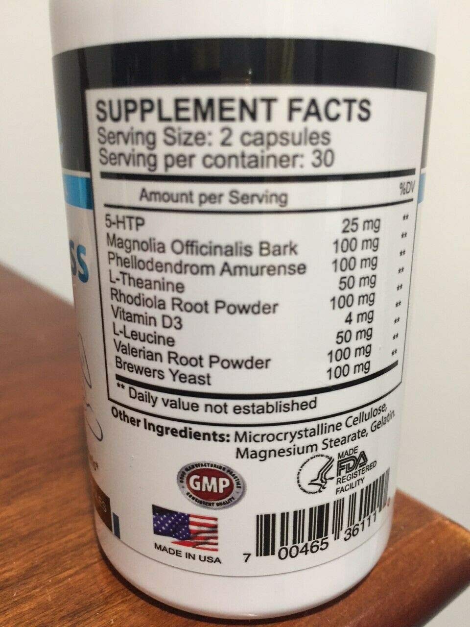 Amazon.com: Serostress serotonin booster with 5- HTP L-theanine & Rhodiola reduces stress: Health & Personal Care