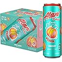 Alani Nu JUICY PEACH Sugar Free, Low Calorie Energy Drinks | 200mg Caffeine | Biotin B Vitamins | Zero Sugar | 10 Calories | 