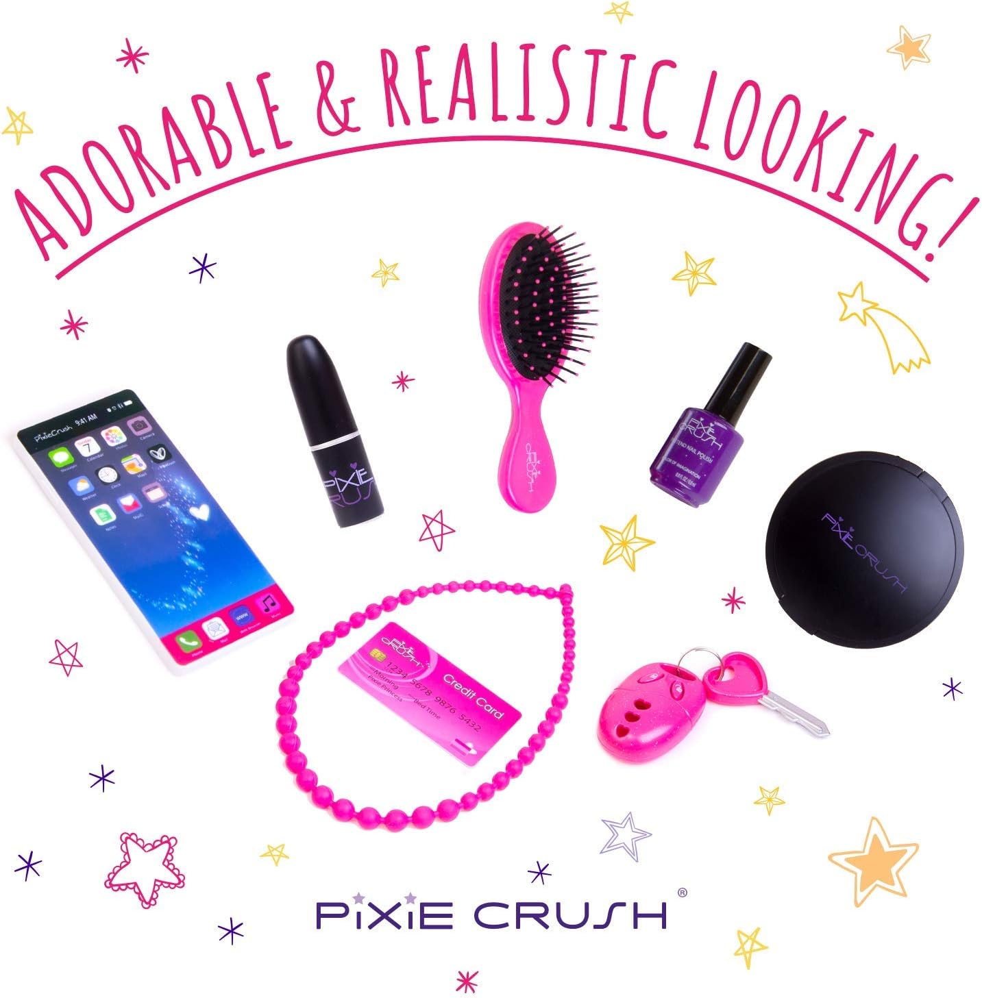 pixiecrush pretend play kid purse set