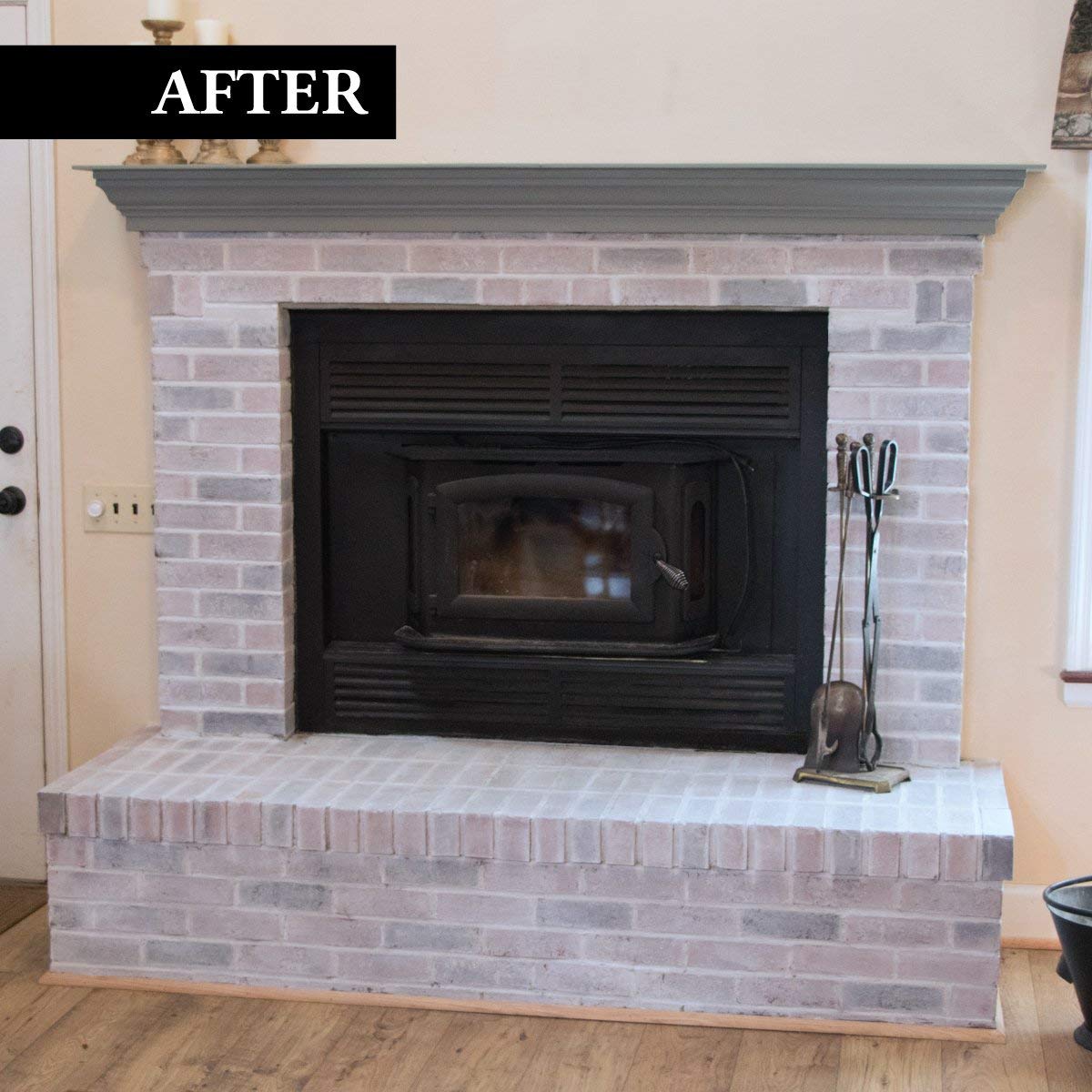 Giani Brick Transformations Whitewash Paint for Brick and Fireplaces