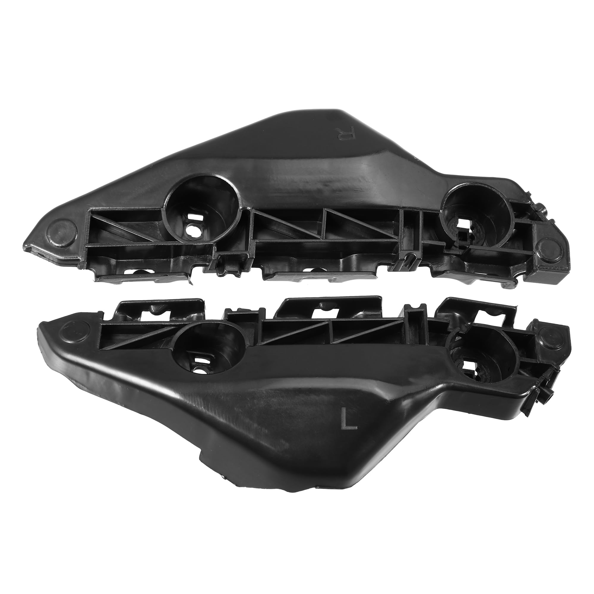 Photo 1 of VekAuto 1 Pair Bumper Mounting Support Bracket Compatible for Toyota Yaris 2007-2012, Left Right Bumper Retainer Set Plastic Black