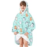 Zando Blanket Hoodie Wearable Blanket Kids and Adult Gift Comfy Blanket Hoodie Oversized Sweatshirt Sherpa Fleece