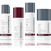 Dermalogica Skin Aging Solutions Kit, Anti Aging Skincare Set - Includes: Face Cleanser, Serum, Moisturizer with SPF, and Cream, Travel Size