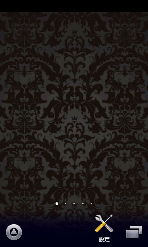 ブラックダマスク柄壁紙 スマホ待受壁紙 Amazon Co Jp Appstore For Android