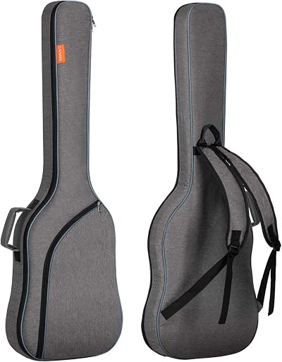 CAHAYA Electric Bass Case Gig Bag Backpack 8mm Padding Grey CY0202-1