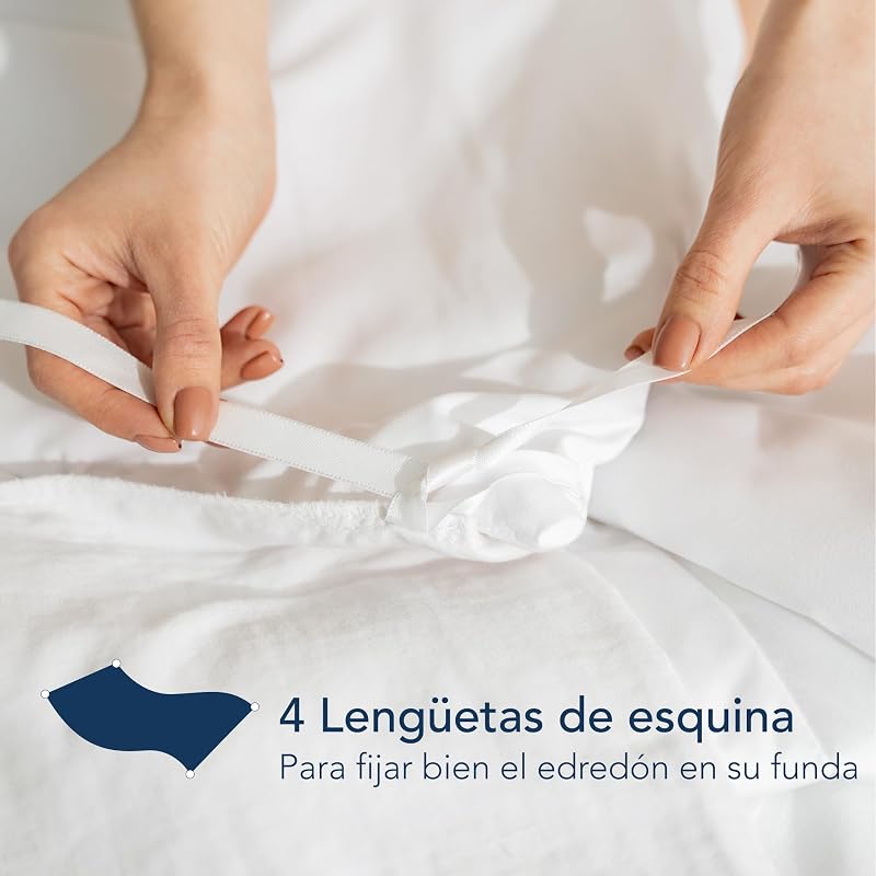 - Edredón Ligero 150g/m² - 220x240 cm - para Cama 135/150
