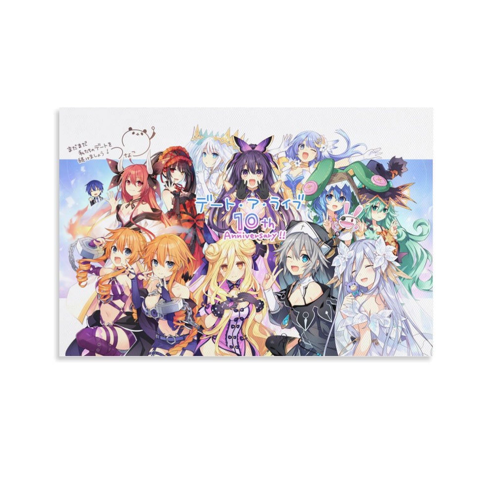 Generic Date A Live Poster Art Wallpaper (2) Canvas