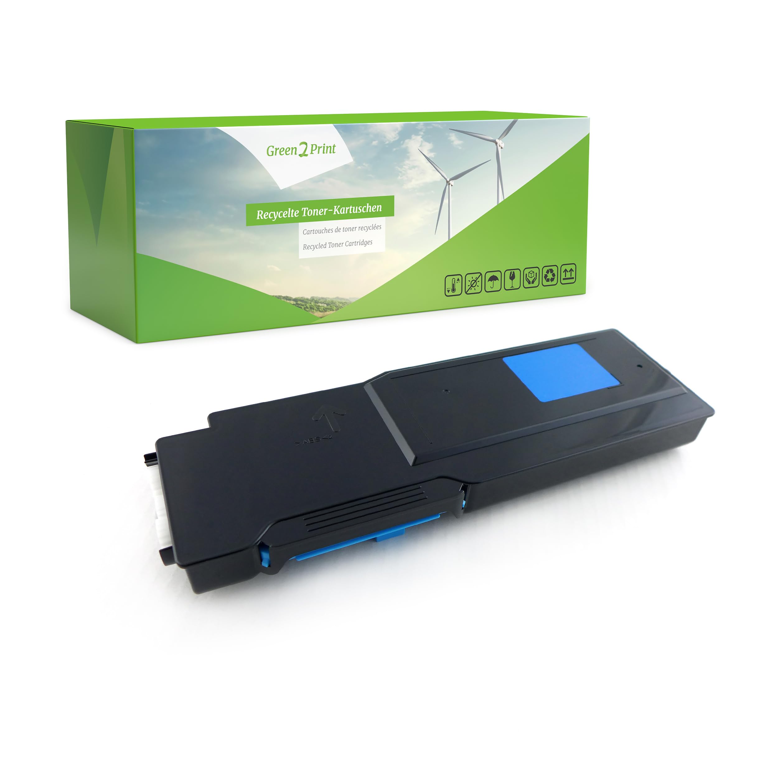 Green2Print Toner cyan 9000 pages replaces Dell 593-11122, FMRYP Toner cartridge for Dell C3760N, C3760DN, C3765DNF