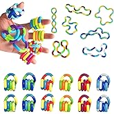 30 PCS Multicolored Quiet Fidgets Toys for Unique Fidget Toy Brain Imagination Tools, Relaxation Therapy and Stress Relief Ed