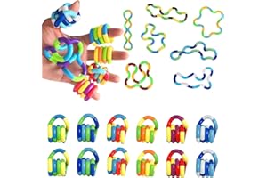 30 PCS Multicolored Quiet Fidgets Toys for Unique Fidget Toy Brain Imagination Tools, Relaxation Therapy and Stress Relief Ed