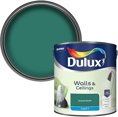 Dulux Walls & Ceilings Matt Emulsion Paint Emerald Glade 2.5 L