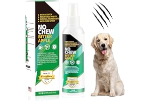 LFJUNW No Chew Spray for Dogs, 175ML Bitter Apple Spray for Dogs to Stop Chewing, Natural Dog Deterrent Spray for Pet Behavior Training, Non-Toxic & No Smell - Indoor & Outdoor Use Green
