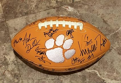 Clemson signed football Outlet