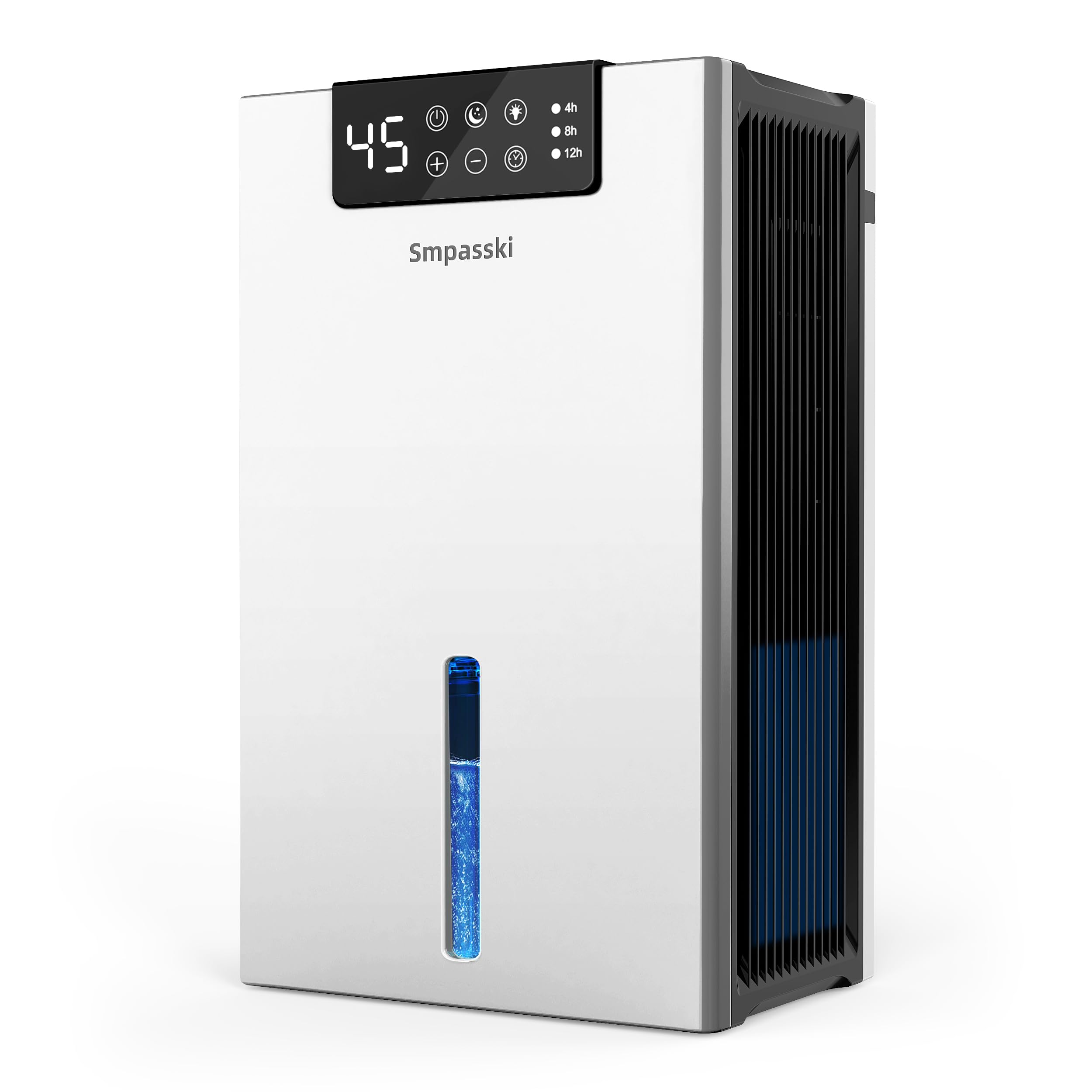 Photo 1 of Dehumidifier, Dehumidifiers for Home(1000sq.ft), 98 OZ Water Tank Dehumidifier Washable Air Filter, Quiet Dehumidifiers for Basement with Drain Hose, Auto Shut Off, 4/8/12 Timer Setting, Silver