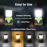 Lepro LE Camping Lantern 1000 Lumen, 3 D Batteries, 4 Modes, IPX4 Pack of 2 view 4