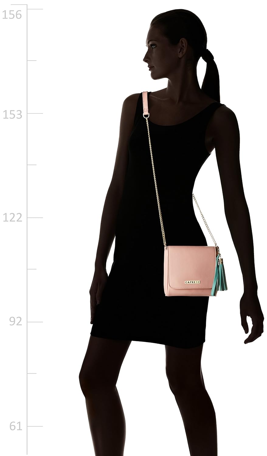 caprese shally women's sling bag (pink)