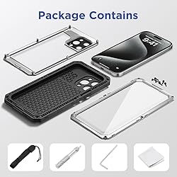 Mitywah Waterproof Case for iPhone 15 Pro