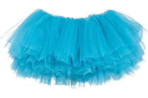 My Lello Little Girls 10-Layer Short Ballet Tulle Tutu Skirt (4 mo. - 3T)