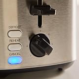 Morphy Richards Equip 2 Slice Toaster 800W Defrost Reheat Wide Slots Brushed view 3