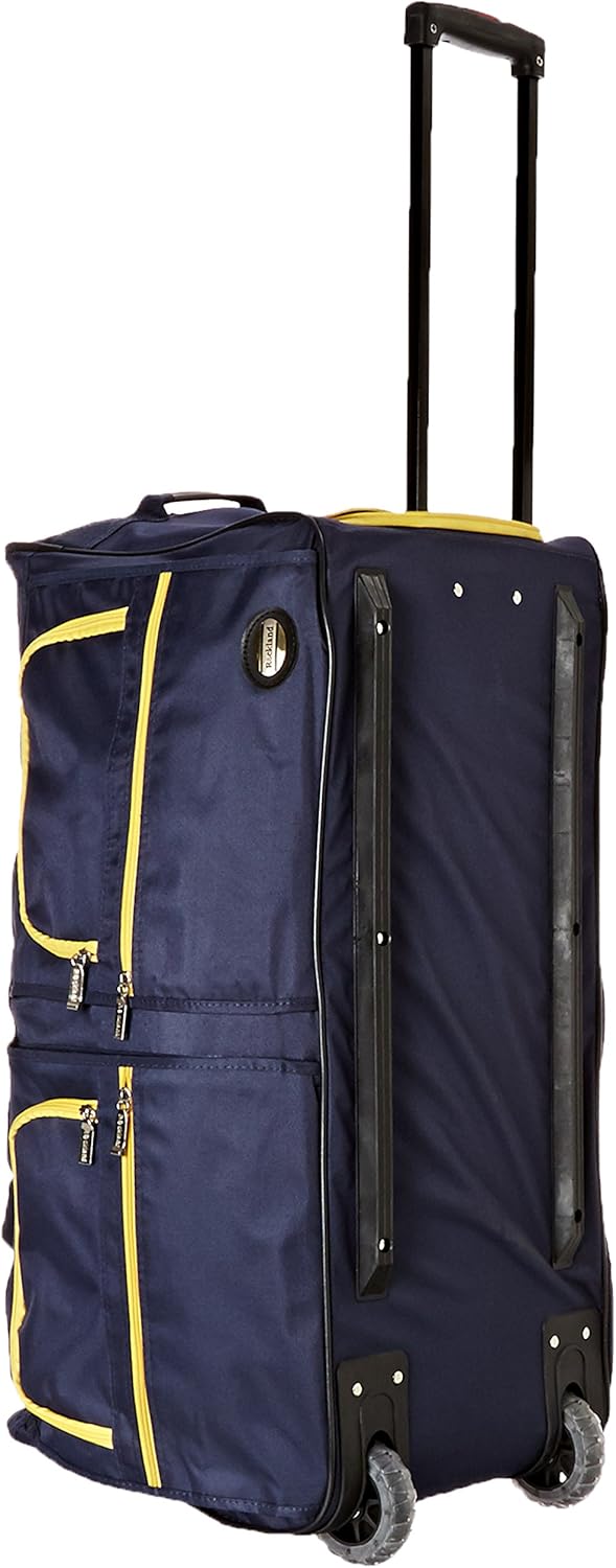  | Rockland Rolling Duffel Bag, Black, 36-Inch | Travel Duffels