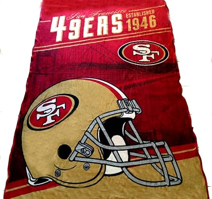 Clothing San Francisco 49ers Football Established 1946 Fleece Throw Blanket Sports Memorabilia Sloopy In