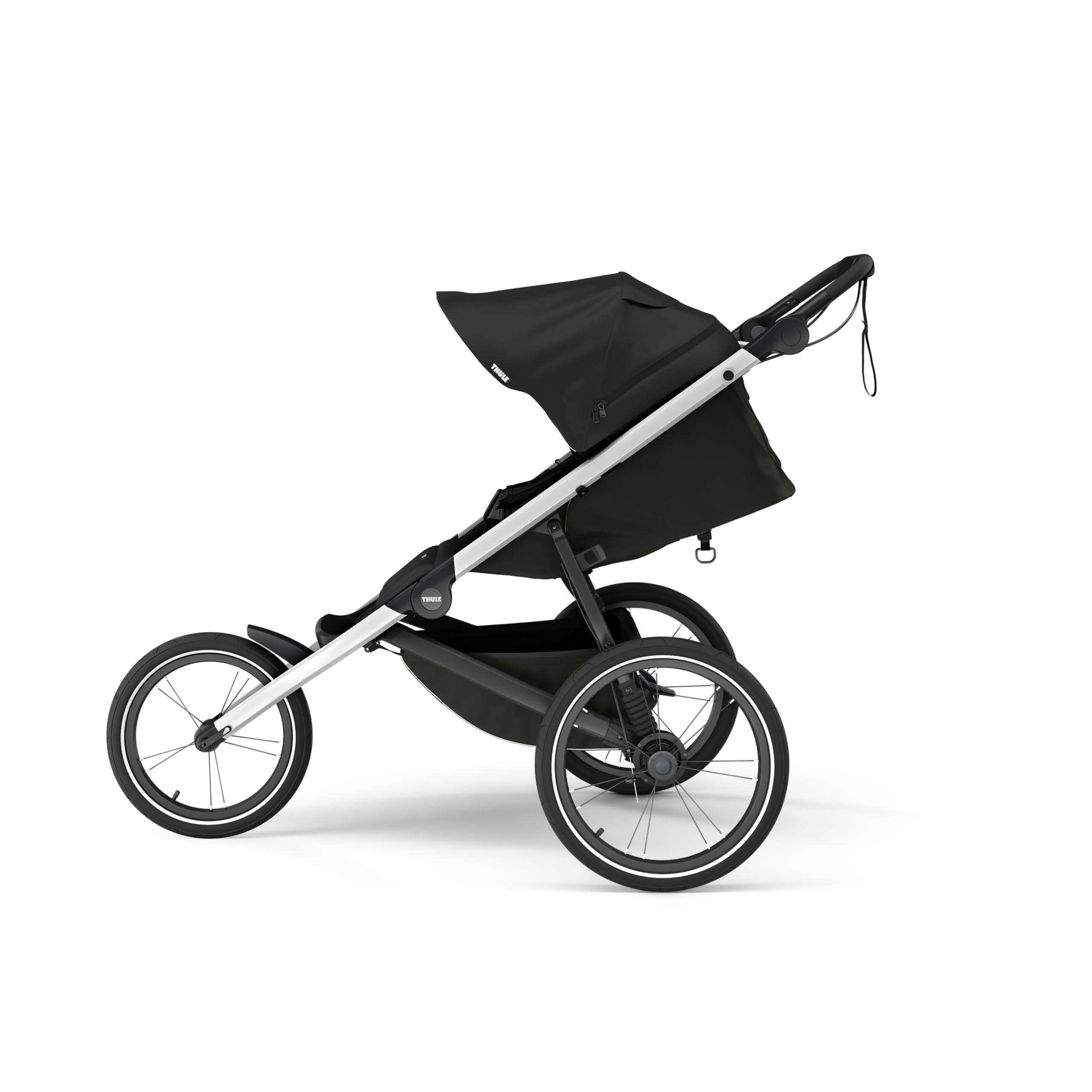 Thule Glide 3 Single Child All-Terrain & Jogging Stroller, Lightweight, air-Filled Tires, Twist Hand Brake, Fixed Front Wheel