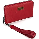 Wrangler Womens Wallet Wristlet Long Purse Designer Clutch Large Capacity Credit Card Holder for Women