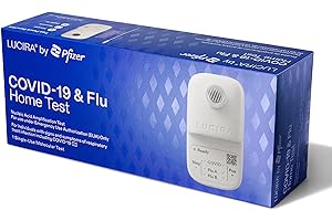 LUCIRA® by Pfizer COVID-19 & Flu Home Test, First and Only at-Home Molecular Test for COVID-19 and Flu A/B, Single-Use, Results in 30 Minutes, Emergency Use Authorized (EUA)