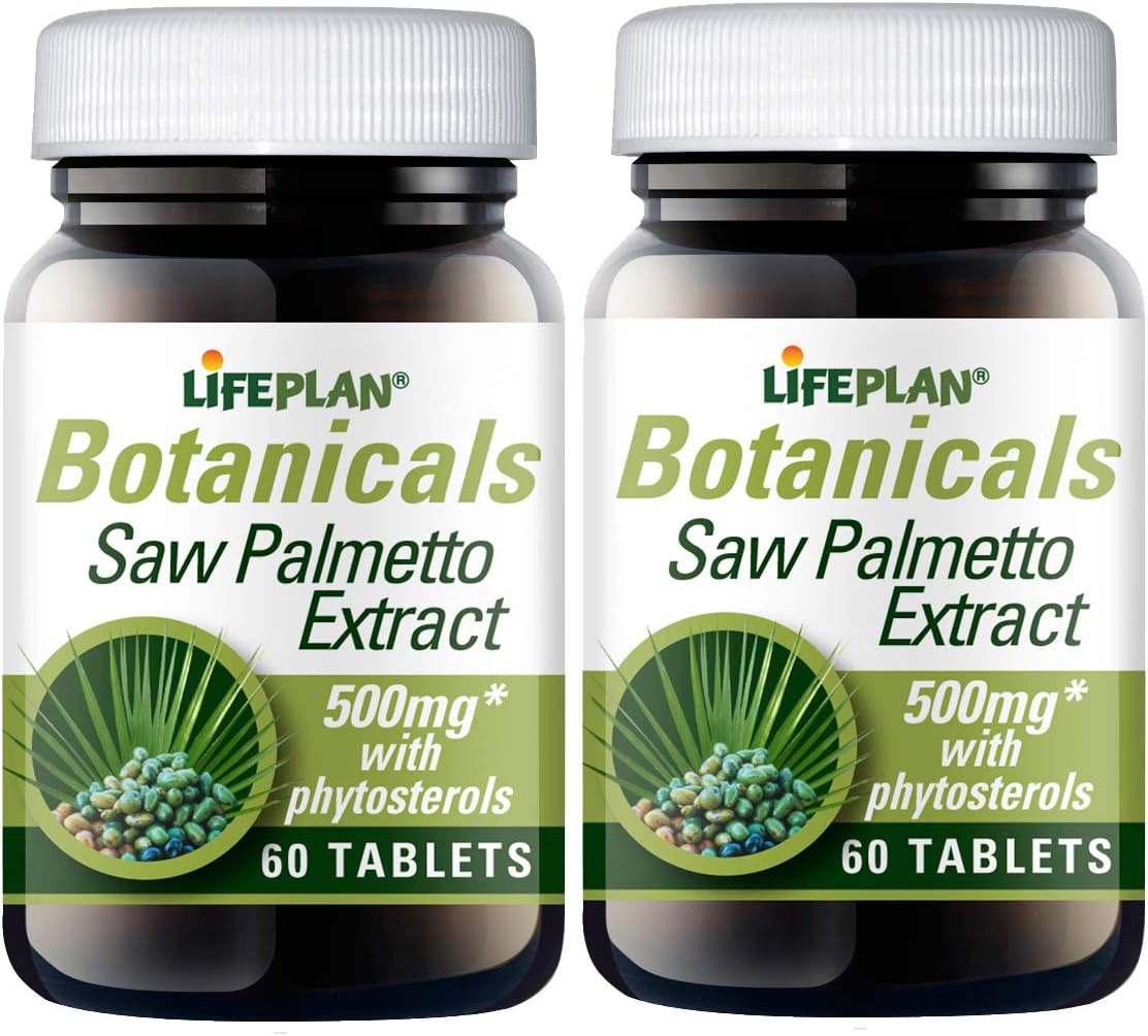 Lifeplan Saw Palmetto Extract 500mg 2 x 60 Tablets