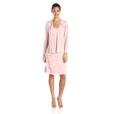 slim fit dress slacks S.L. Fashions 9127294 - Long Dress: 70% Nylon, 25% Polyester, 5% Spandex  Lining: 100% Polyester Sheath Dress main image 0