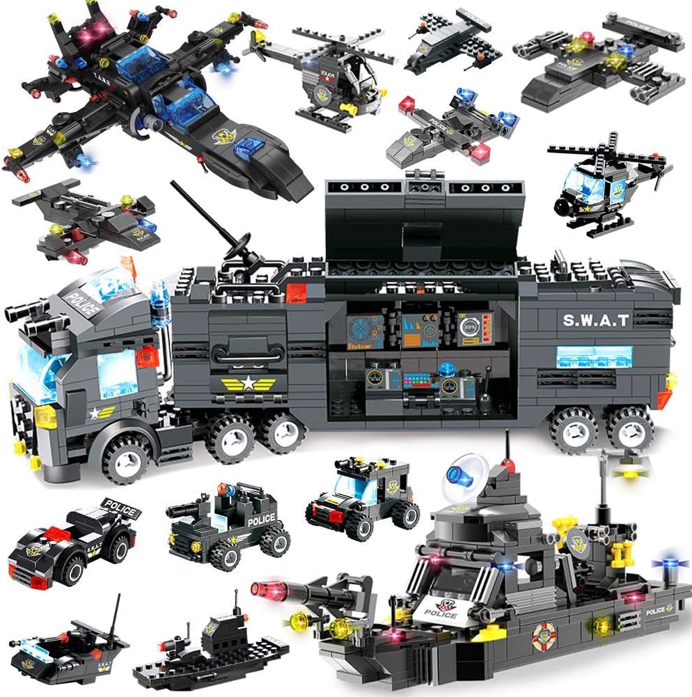 building blocks police action