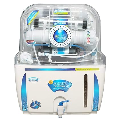 Ruby Water Purifier RO+UV+UF+TDS Controller 12 Stage White & Blue
