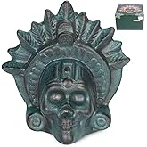 TEGAJA Screaming Aztec Death Whistle - Loudest Authentic Human Sounding Screams 126+ Decibels Loud, Designed in Bronze by Ceramic,Collectible, Horror gift, Self defense.