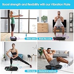 SoftGym Vibration Plate Exercise Machine for