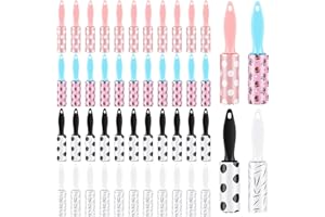 48 Pcs Bulk Mini Lint Roller for Pet Hair and Clothes Lint Roller Travel Size Removers Sticky Removing Tool for Travel, Gift 