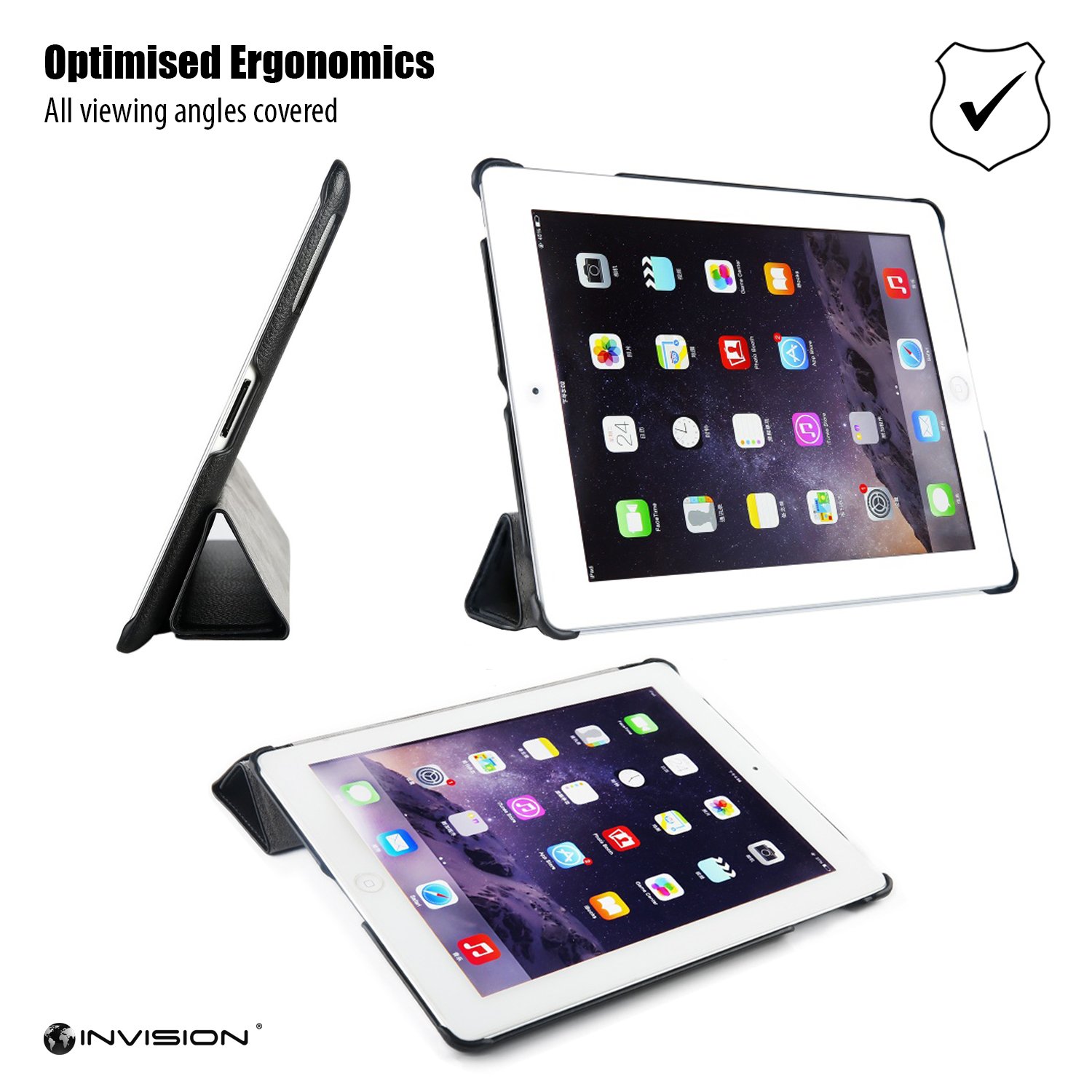 Invision IPad 2 IPad 3 IPad 4 Case Protective Smart Cover Invision IPad 2 IPad 3 IPad 4 Case Protective Smart Cover