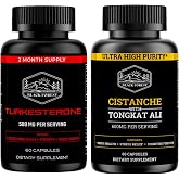 Black Forest Supplemets Starter Pack Bundle. 1 X Turkesterone + 1 X Cistanche (TESTO Pack)