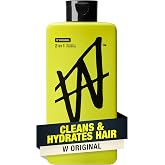 W by Jake Paul Men&rsquo;s 2-in-1 Shampoo and Conditioner, Full Looking Hair, Deep Clean &amp; Hydrating, Original Scent, 16 fl oz