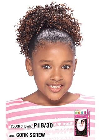 Amazon Com Model Model Glance Kids Drawstring Ponytail Cork Screw