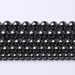 103pcs 4mm AAA Black Hematite Beads Natural Stone