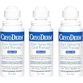 Cryoderm Roll-On 3-Pack, 3 Fl Oz (Pack of 3)