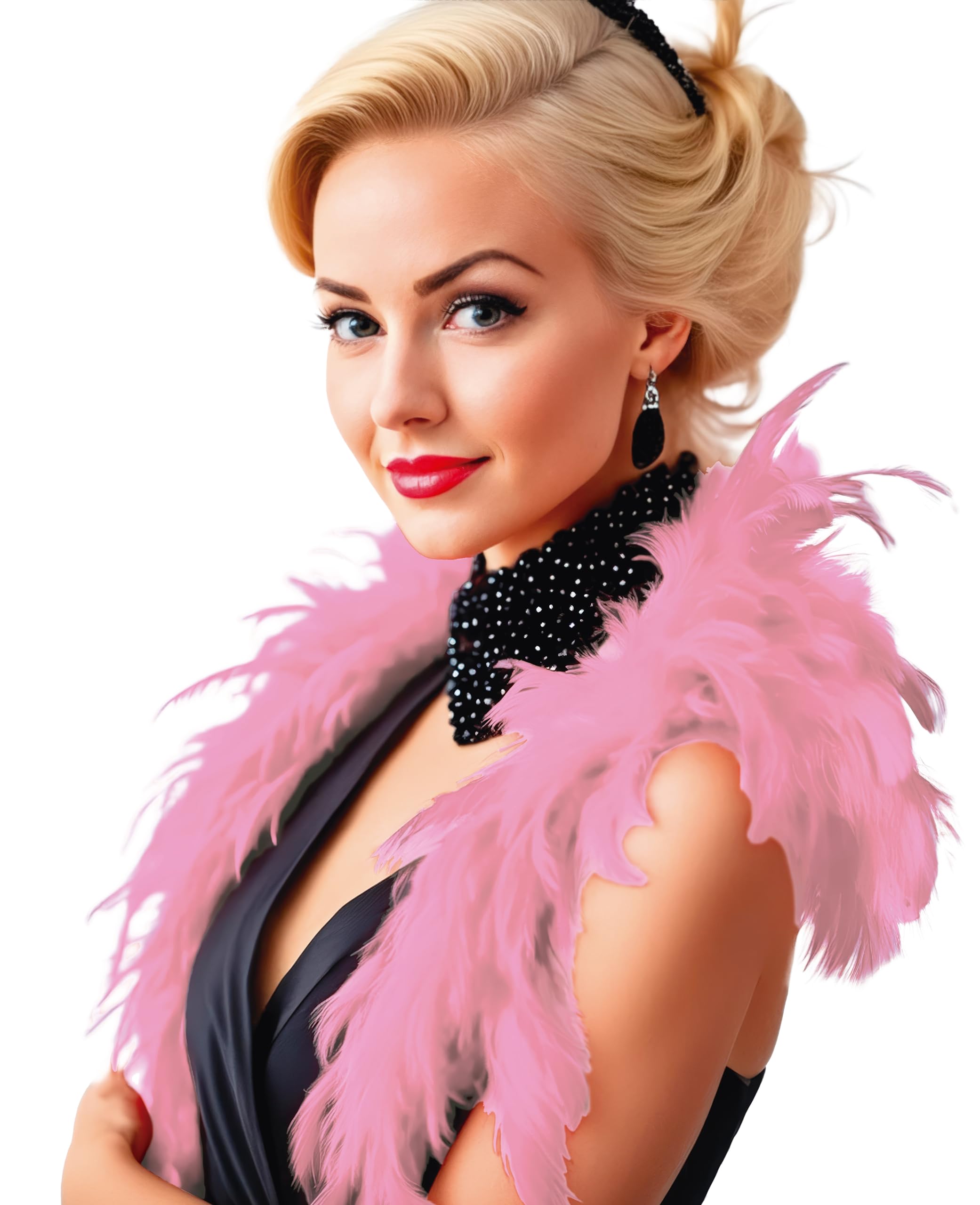 Pale Pink Feather Boa