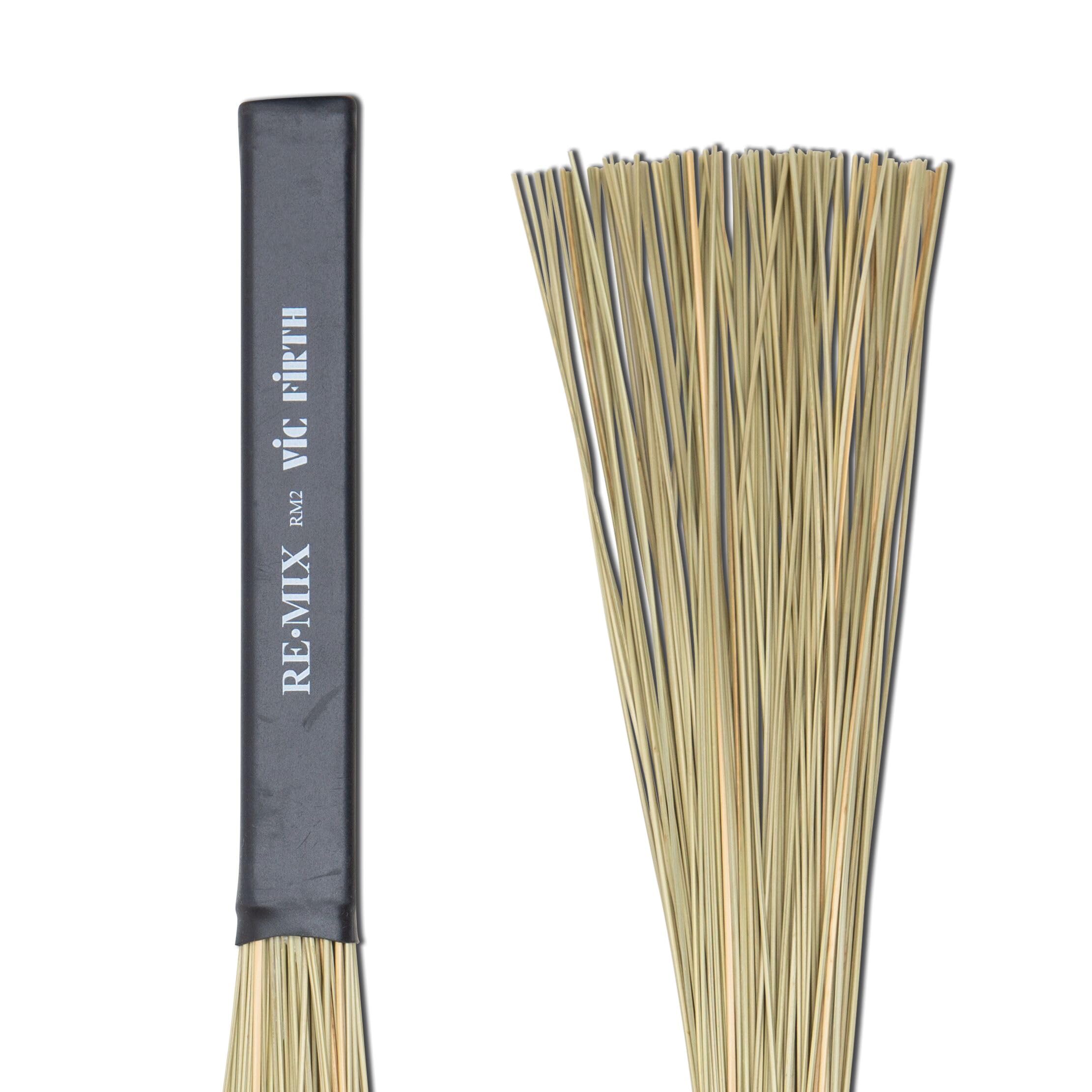 Vic FIrth - RE-MIX Drum Brushes - African Grass - Medium Soft