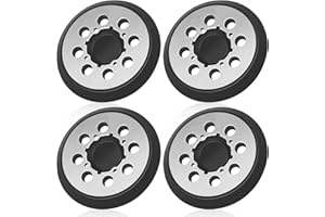 Fibvaxm 4 Pack Orbital-Sander Replacement Pad, for DeWalt DWE6421 6421K DWE6423 6423K DCW210B DWE64233 and N329079 Replacement Pad, 5 Inch 8 Hole Hook and Loop Metal for Sander Pads More Enduring
