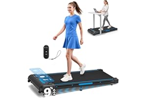 Walking Pad with 9% Incline, FOUSAE 3 in 1 6.2 MPH Treadmill for Home with Double Frame 330 LB Weight Capacity, 2.5 HP Under 