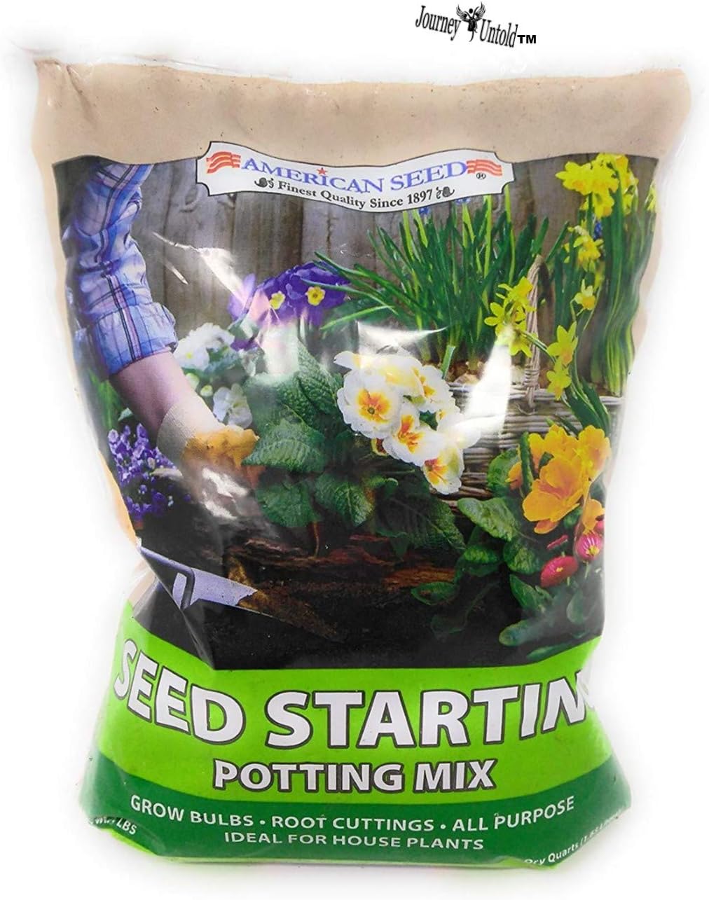 soil Seeds Starting Potting Mix (Bonus Terra Cotta Pot Set Plastic) American Spring Garden
